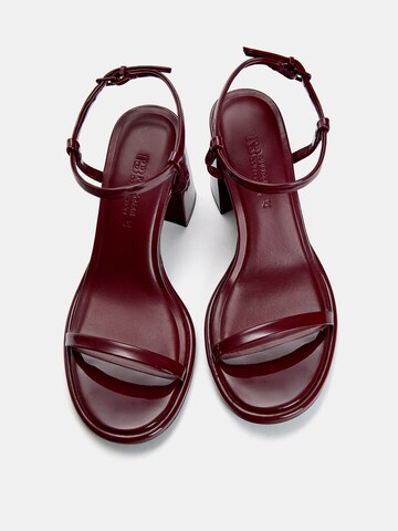 Pull&Bear Sandalen met riem in Bruin