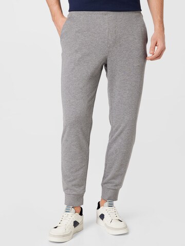 SKECHERS Tapered Sports trousers in Grey: front