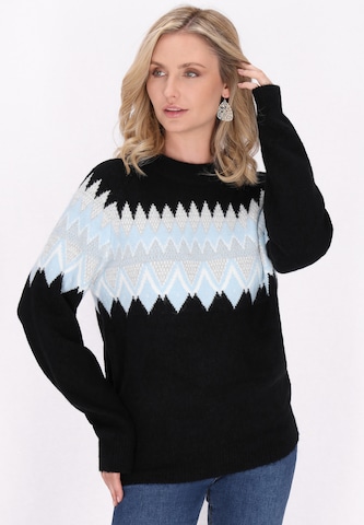 usha FESTIVAL - Jersey en negro: frente