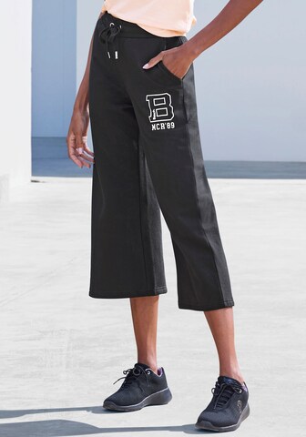 BENCH Wide Leg Hose in Schwarz