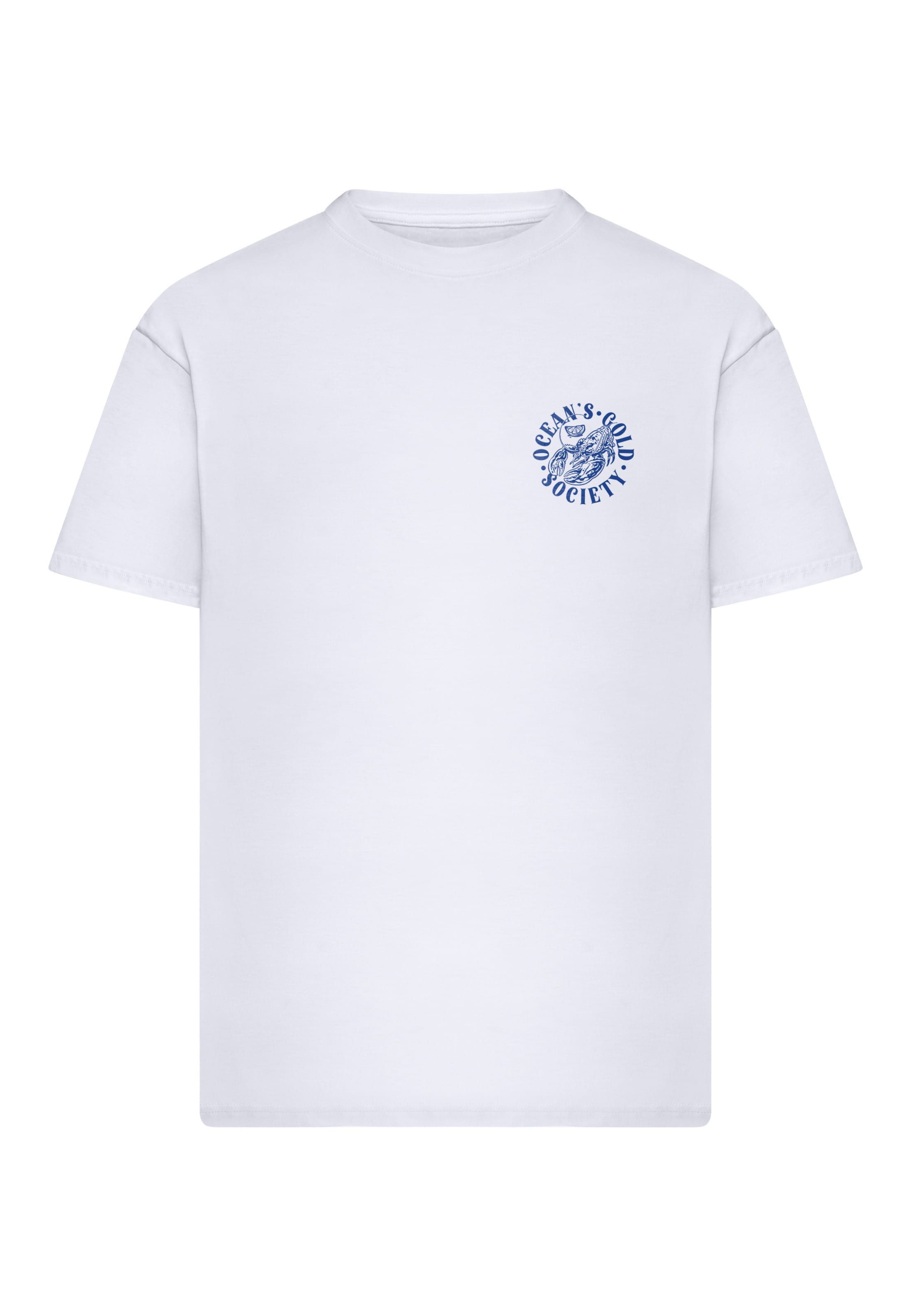 Mister Tee Camisa 'Oceans Gold' em XXXL em azul / branco, Vista do artigo