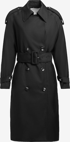 khujo Between-seasons coat in Black: front