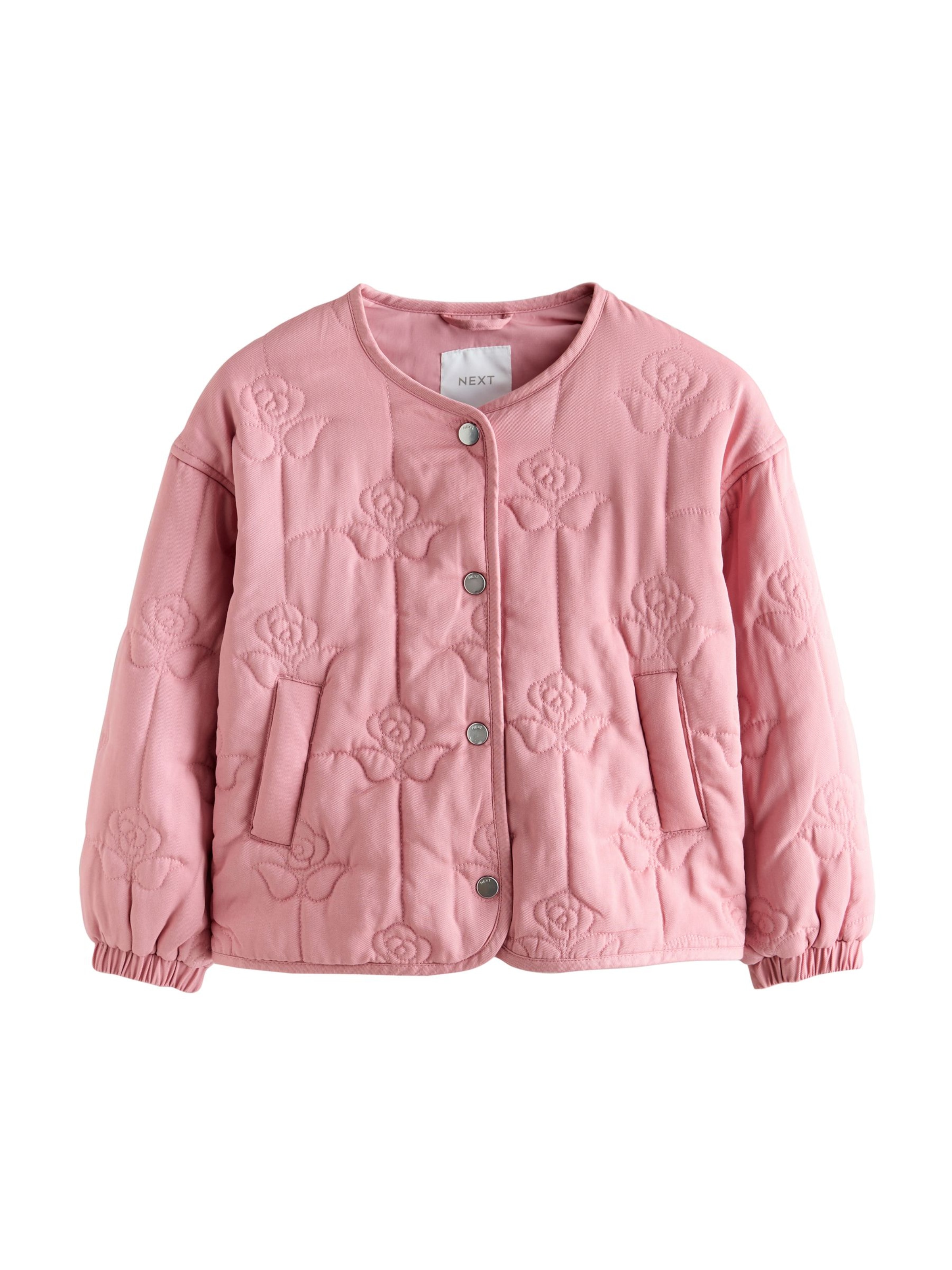 Next Overgangsjakke i pink: forside