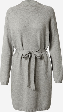 Robes en maille 'LEVA' ONLY en gris : devant