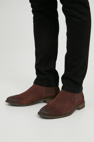 BLEND Chelsea boots in Bruin: voorkant