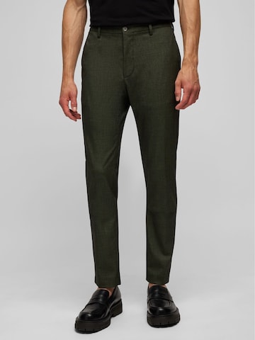 HECHTER PARIS Slim fit Pants in Green: front