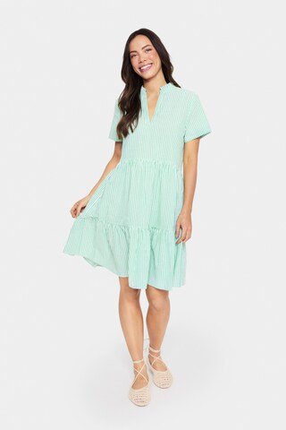 SAINT TROPEZ Jurk 'Elmiko' in Groen