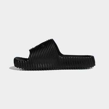 ADIDAS ORIGINALS - Zapatos abiertos 'Adilette 25' en negro: frente