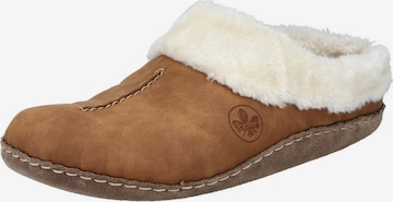 Rieker Slippers in Brown: front