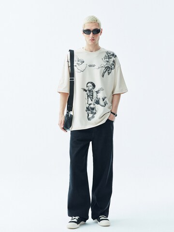 Tricou 'Rochester' de la VAMOS CLO pe bej