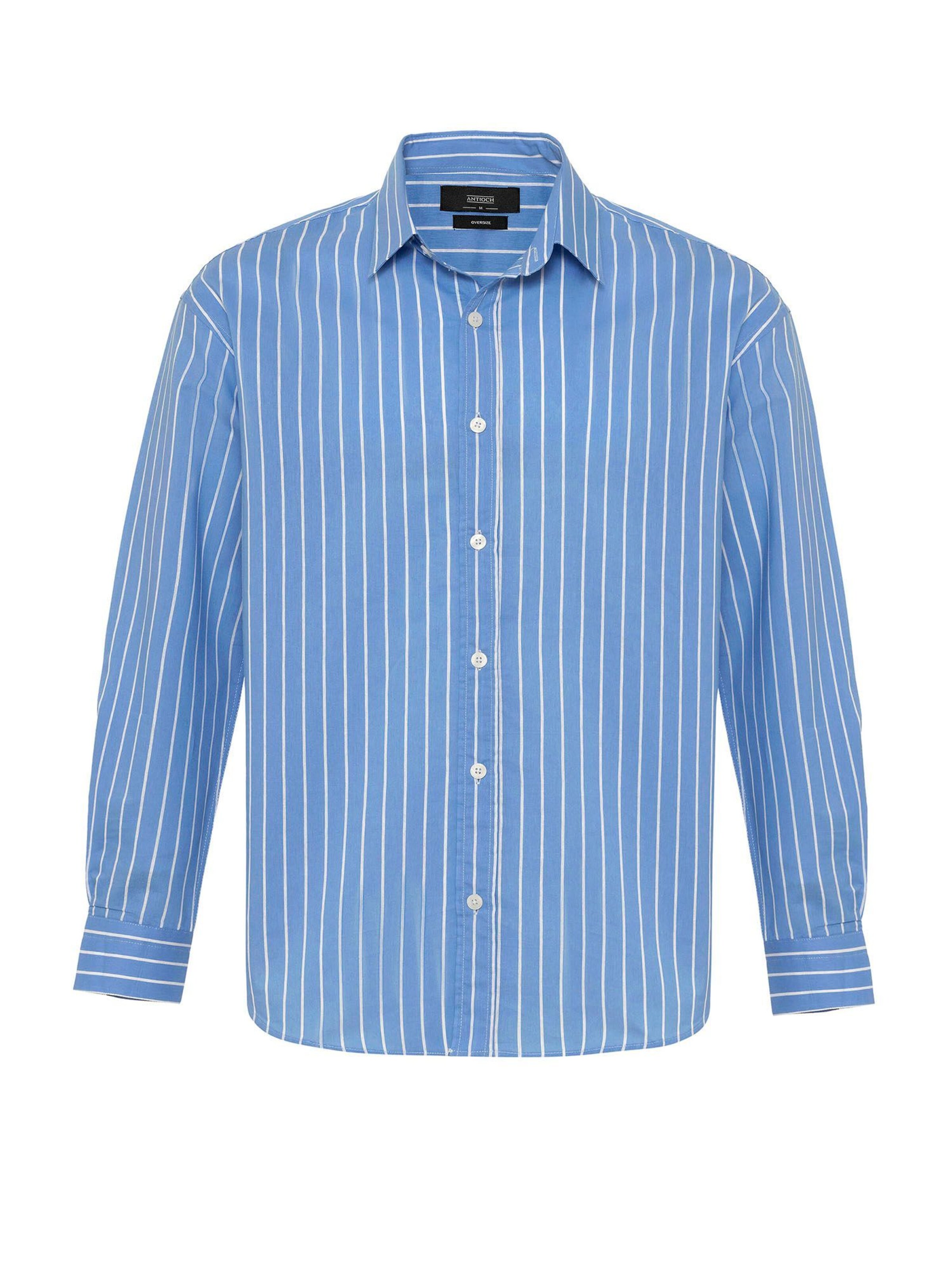 Camicia di Antioch in blu: frontale