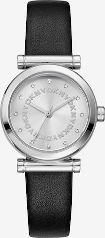 DKNY Analoguhr in Schwarz: Vorderseite