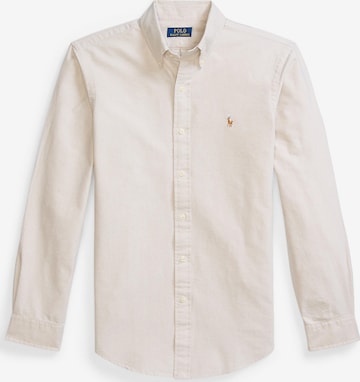 Polo Ralph Lauren Regular fit Πουκάμισο σε μπεζ: μπροστά