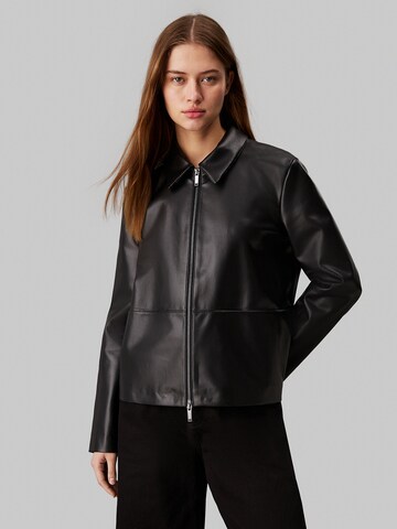 Calvin Klein Übergangsjacke in Schwarz: Vorderseite