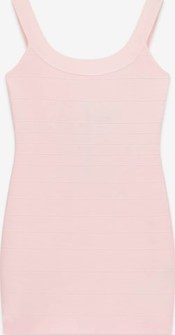 GUESS Knitted dress in Pink: front