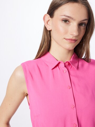 ICHI Blouse 'Main To' in Pink