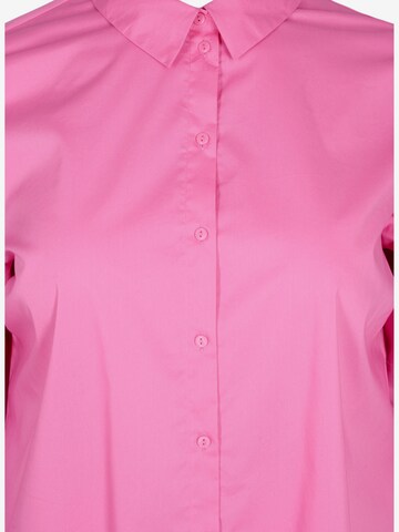Zizzi Bluse 'Cajosie' in Pink