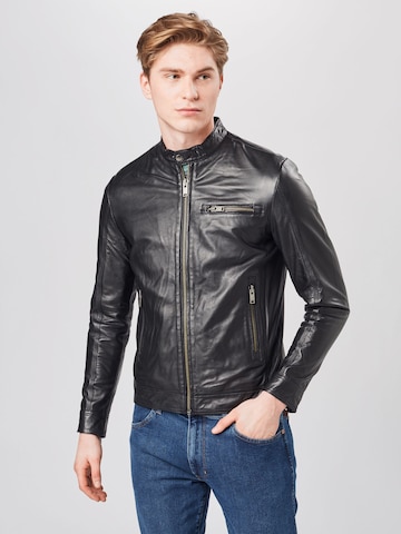 SELECTED HOMME Between-season jacket in Black: front