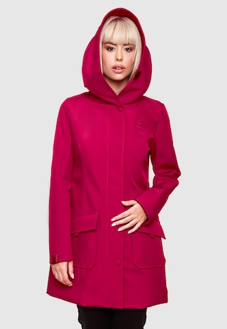 MARIKOO Raincoat 'Mayleen' in Pink: front