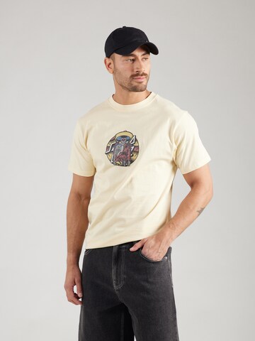 Santa Cruz Shirt 'Guzman Dining Dot' in Beige: front