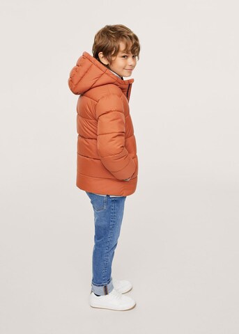 MANGO KIDS Winter Jacket 'America' in Orange