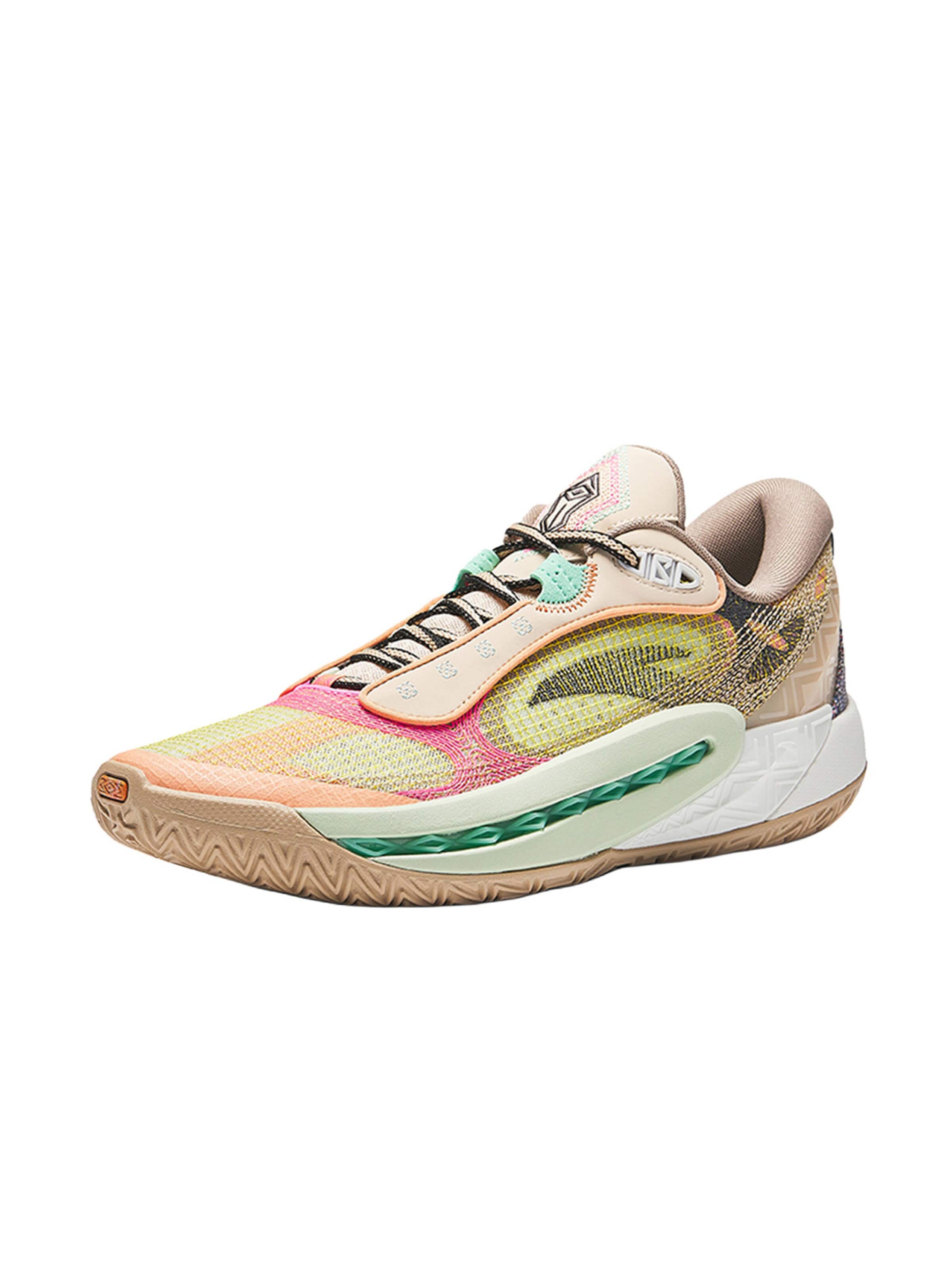 ANTA Sports shoe 'Shock Wave 6.0' in Yellow: front