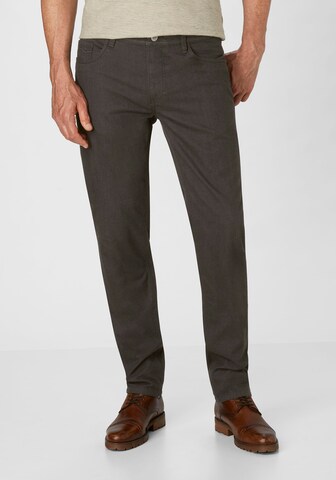 REDPOINT Regular Pants in Brown: front