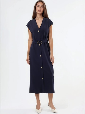 Busem - Vestido em azul: frente