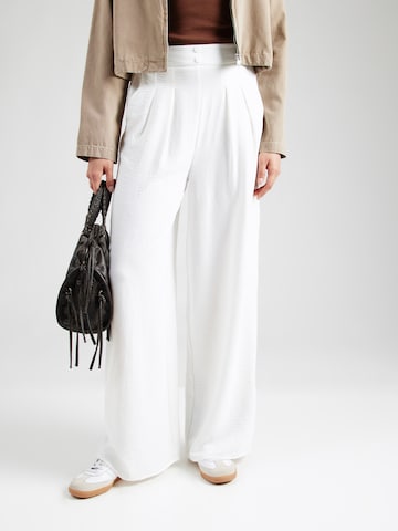 ABOUT YOU Wide Leg Laskoshousut 'Fina' värissä beige: etupuoli