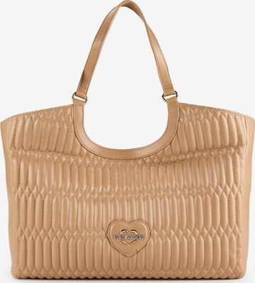Love Moschino Shopper 'Bubbly Love' in Beige: voorkant
