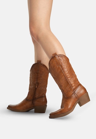 Elara Comwboystøvler i brun