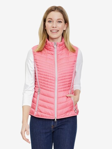 Gilet Betty Barclay en rose : devant