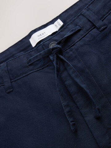 Next Regularen Chino hlače | modra barva