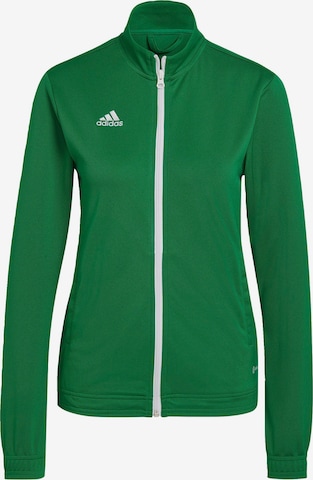 Vestes d’entraînement 'Entrada 22' ADIDAS SPORTSWEAR en vert : devant