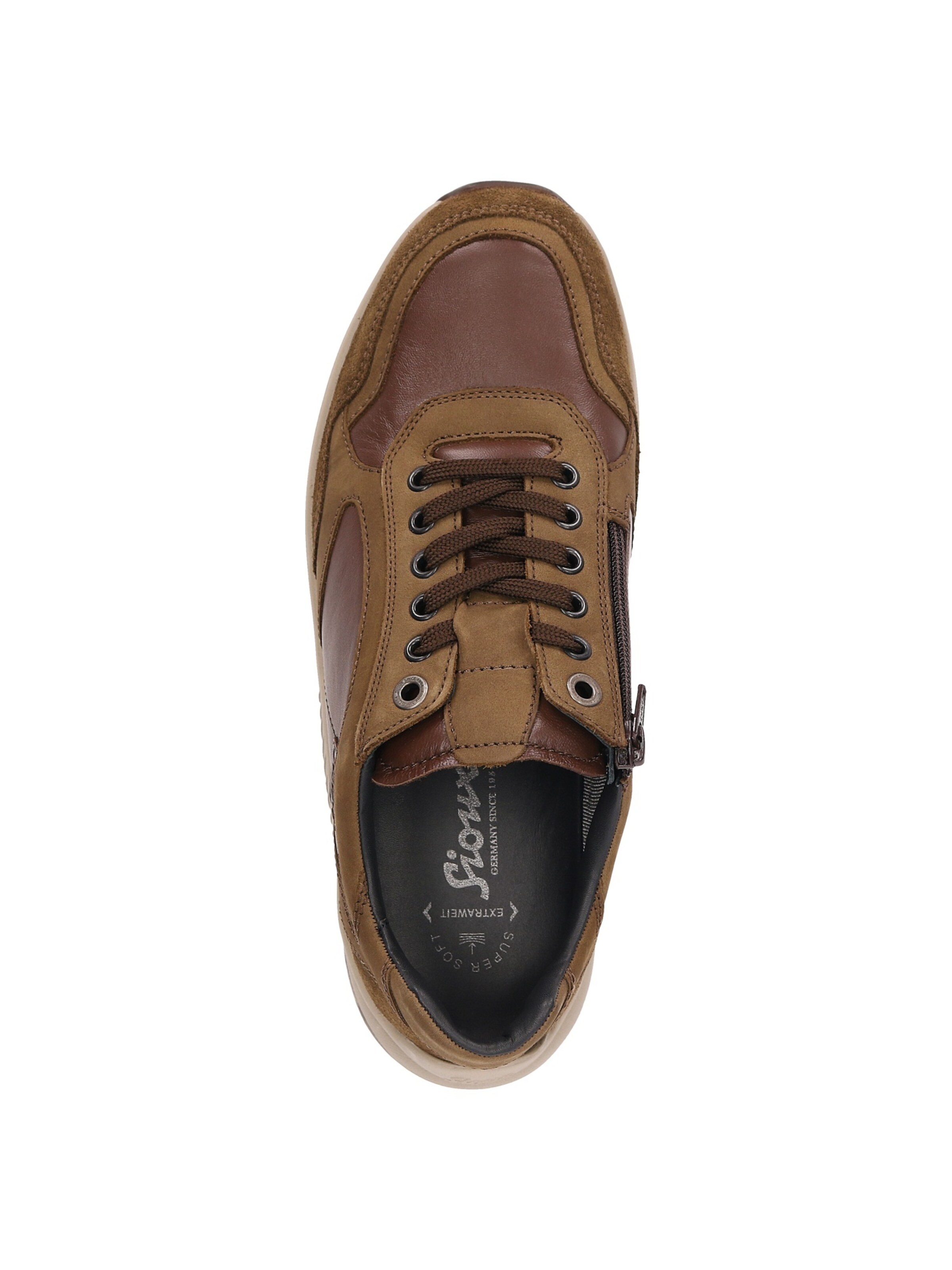 SIOUX Sneakers 'Turibio' in Brown