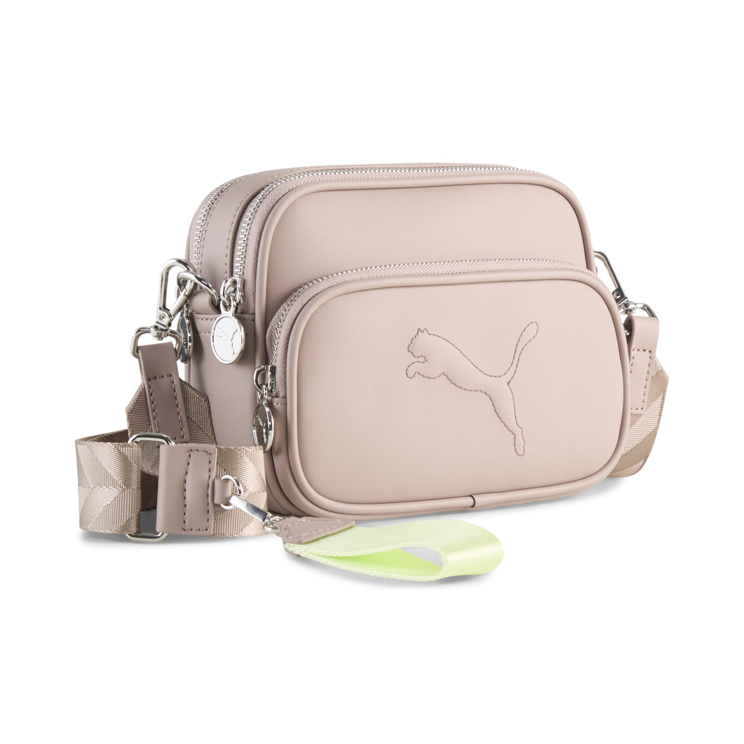 PUMA Crossbody Bag in Beige: front