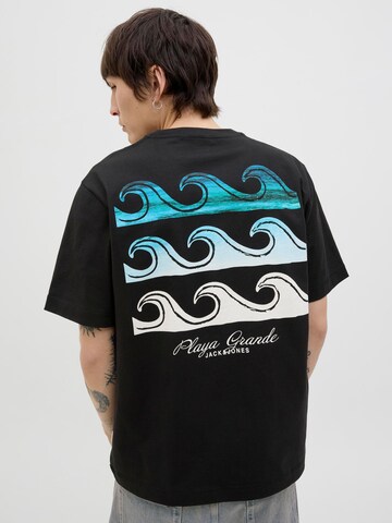 JACK & JONES Shirt 'JORCanggu' in Black: front