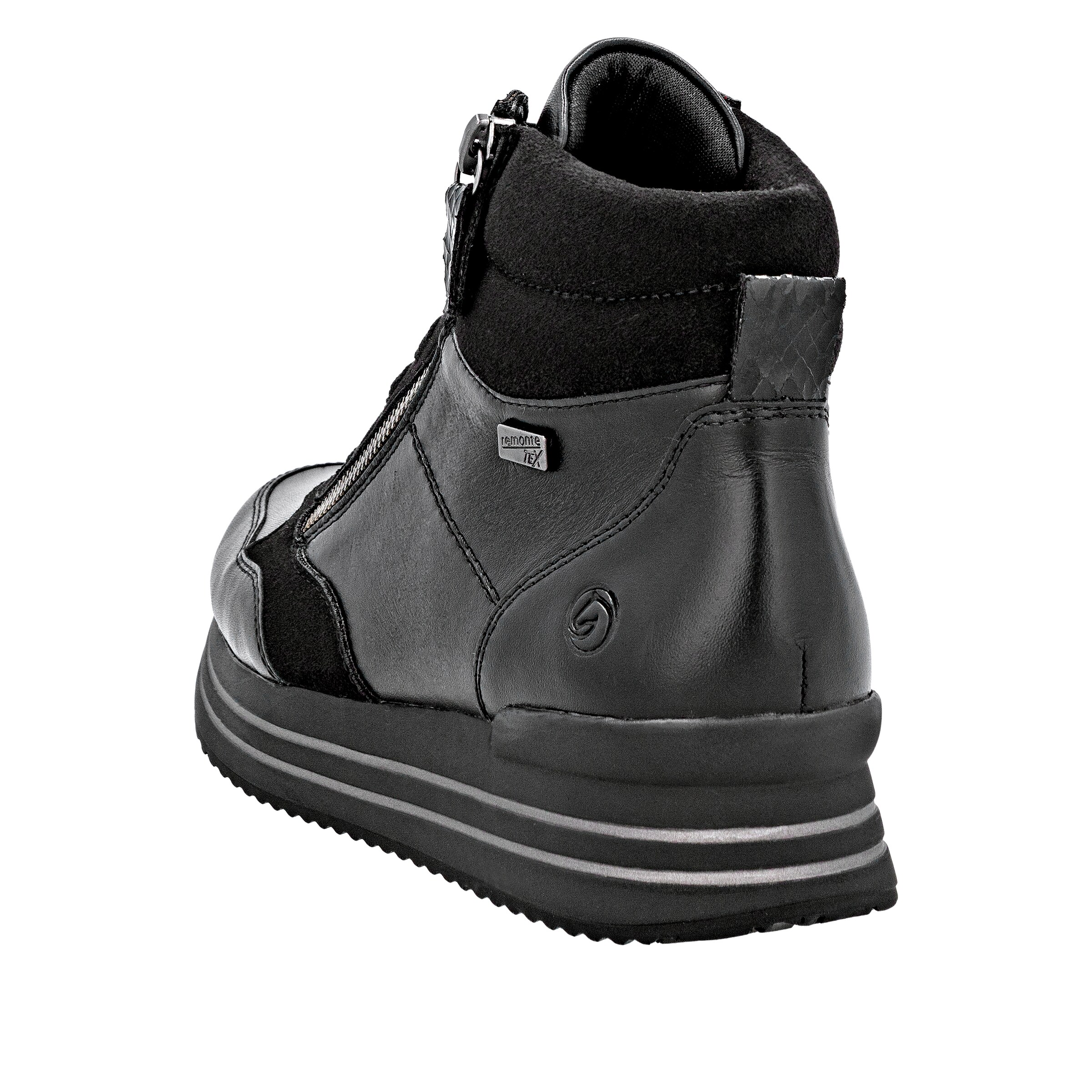 REMONTE High-Top Sneakers in Black