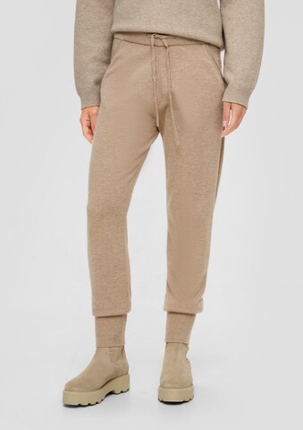 Coupe slim Pantalon s.Oliver en beige : devant