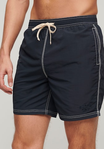 Superdry Board Shorts in Black: front