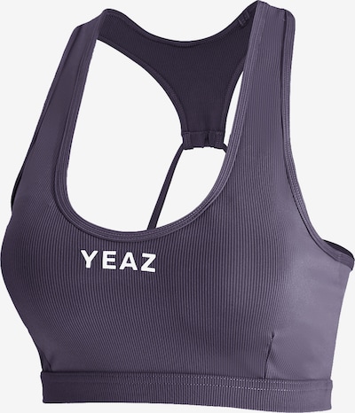 YEAZ Urheilutoppi 'Attitude' värissä basaltinharmaa / valkoinen, Tuotenäkymä