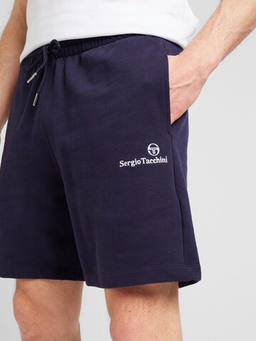 Sergio Tacchini Regular Pants 'HERITAGE' in Blue