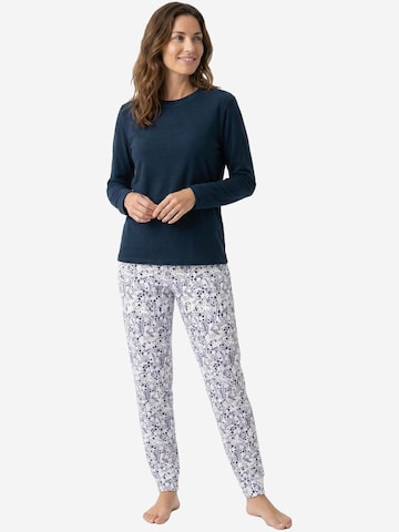 SCHIESSER Pajama 'Mix & Relax' in Blue