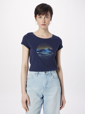 Ragwear T-Shirt 'Mint' in Blau: predná strana