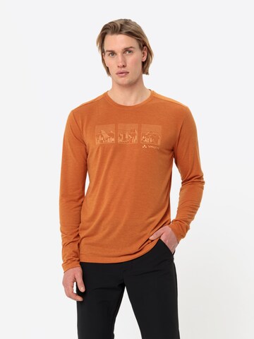 VAUDE Performance shirt 'Rosemoor III' in Orange: front