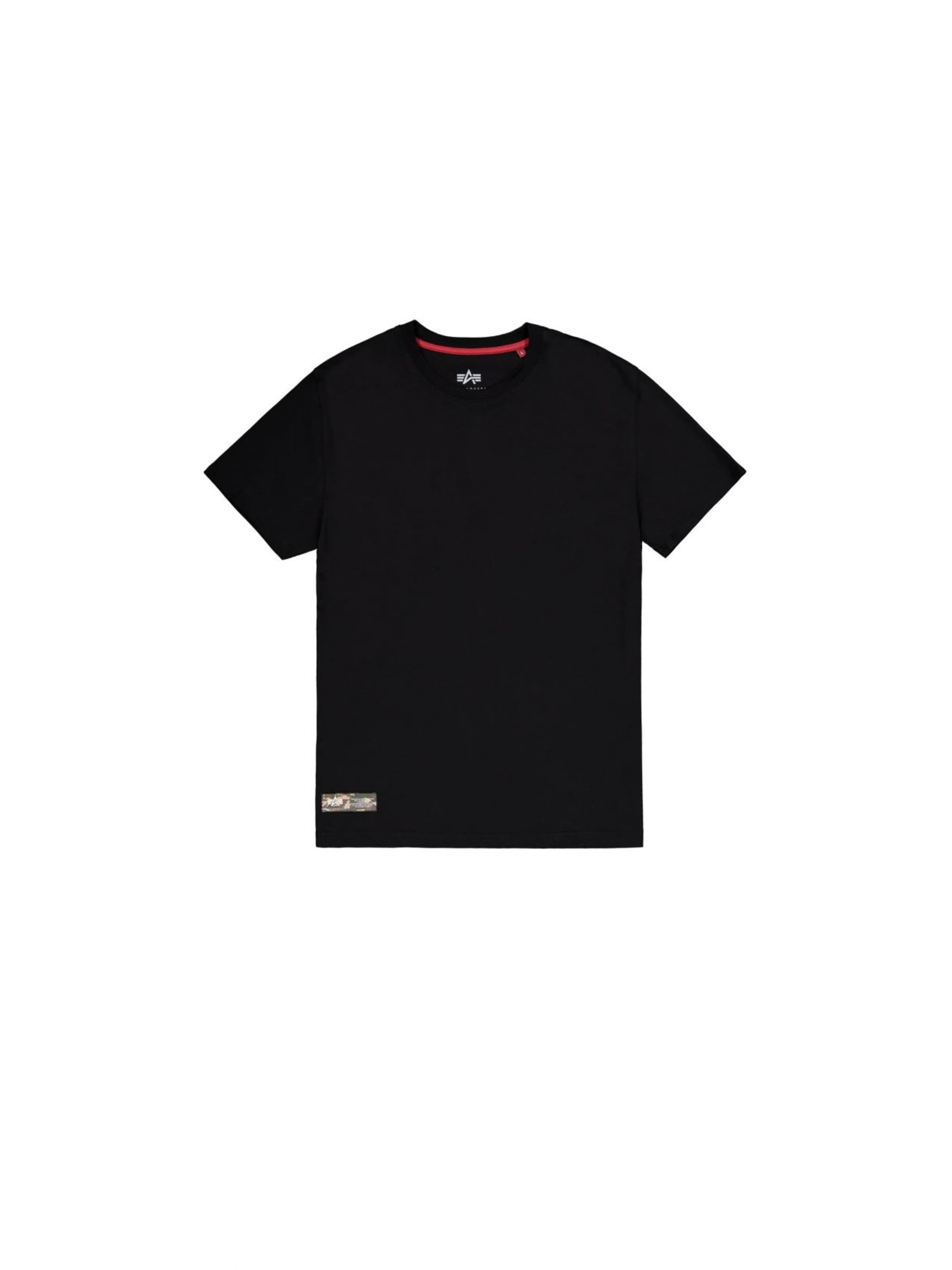 Maglietta di ALPHA INDUSTRIES in nero: frontale