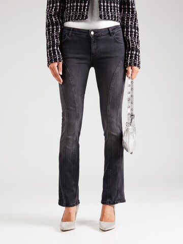 Liu Jo Flared Jeans 'SEVENTY' in Black: front
