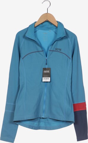 GORE WEAR Sweatshirt & Zip-Up Hoodie in S in Blue: front
