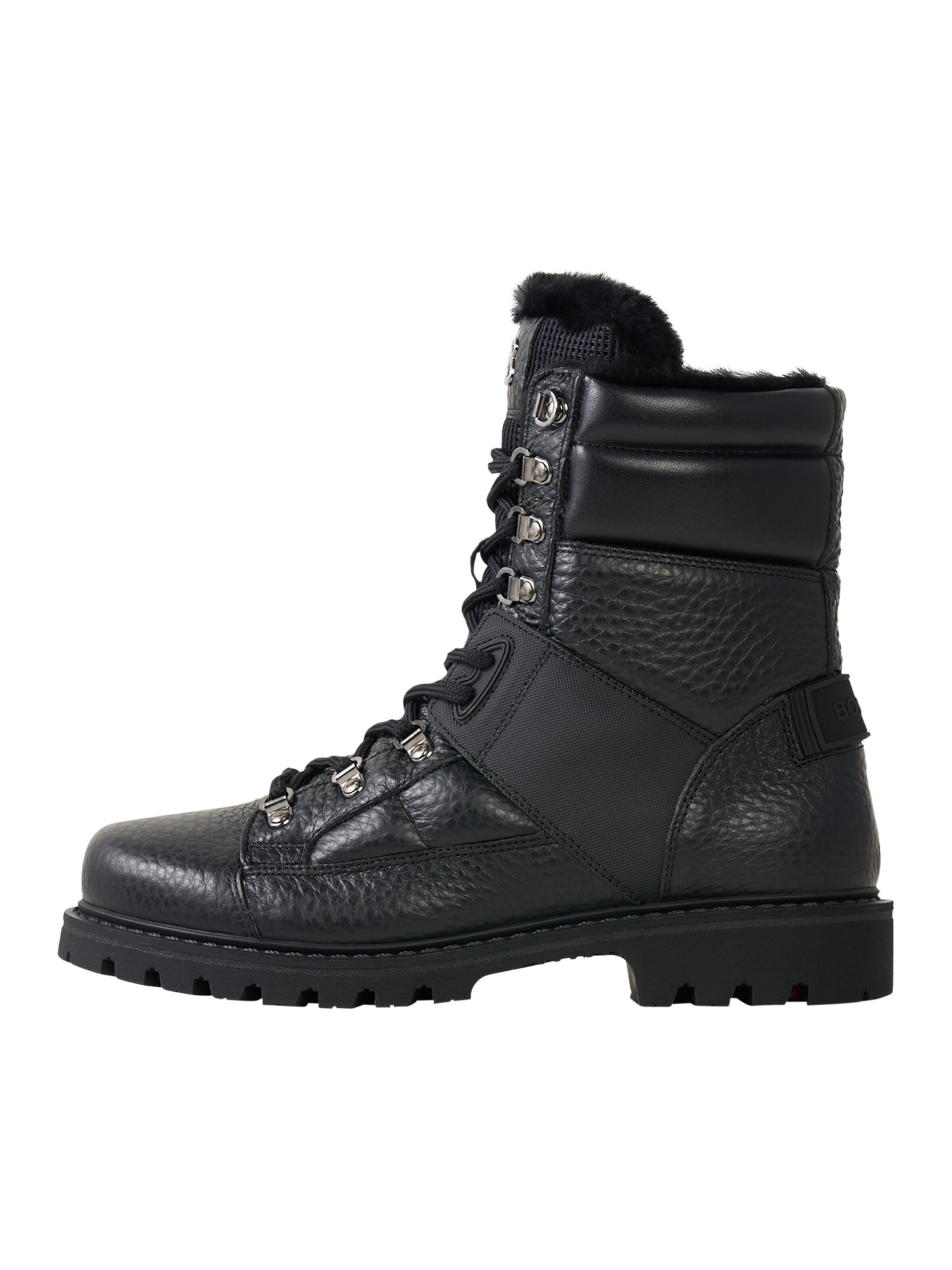 BOGNER Schnürstiefel 'Helsinki ' in Schwarz: Vorderseite