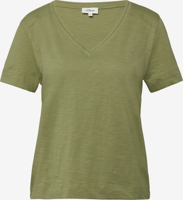 T-shirt 's.Oliver - Dames t-shirt' s.Oliver en vert : devant